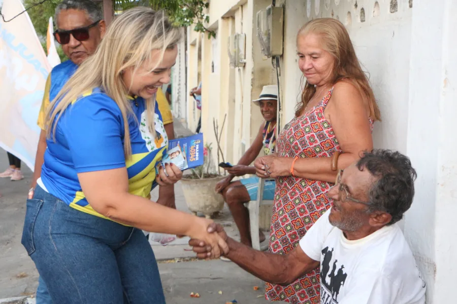 Registro 9 da caminhada de Paulinha Braga nas ruas e comunidades de Itapipoca