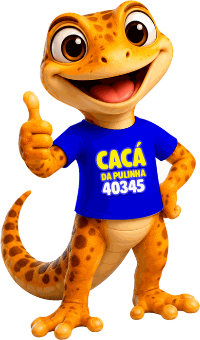 Cacá, a lagartixa